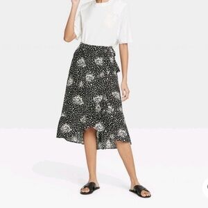 Woman’s wrap floral skirt - XS